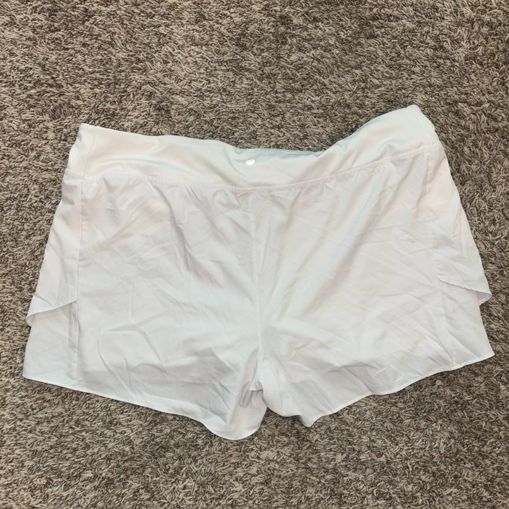 3X White Athletic Skort Shorts Built In Liner Flowy Tennis Active NWOT Plus - Picture 3 of 4
